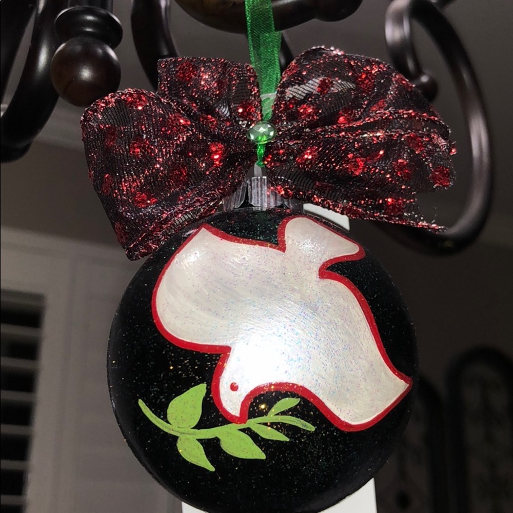 Dove/Olive Branch Christmas Ornament
